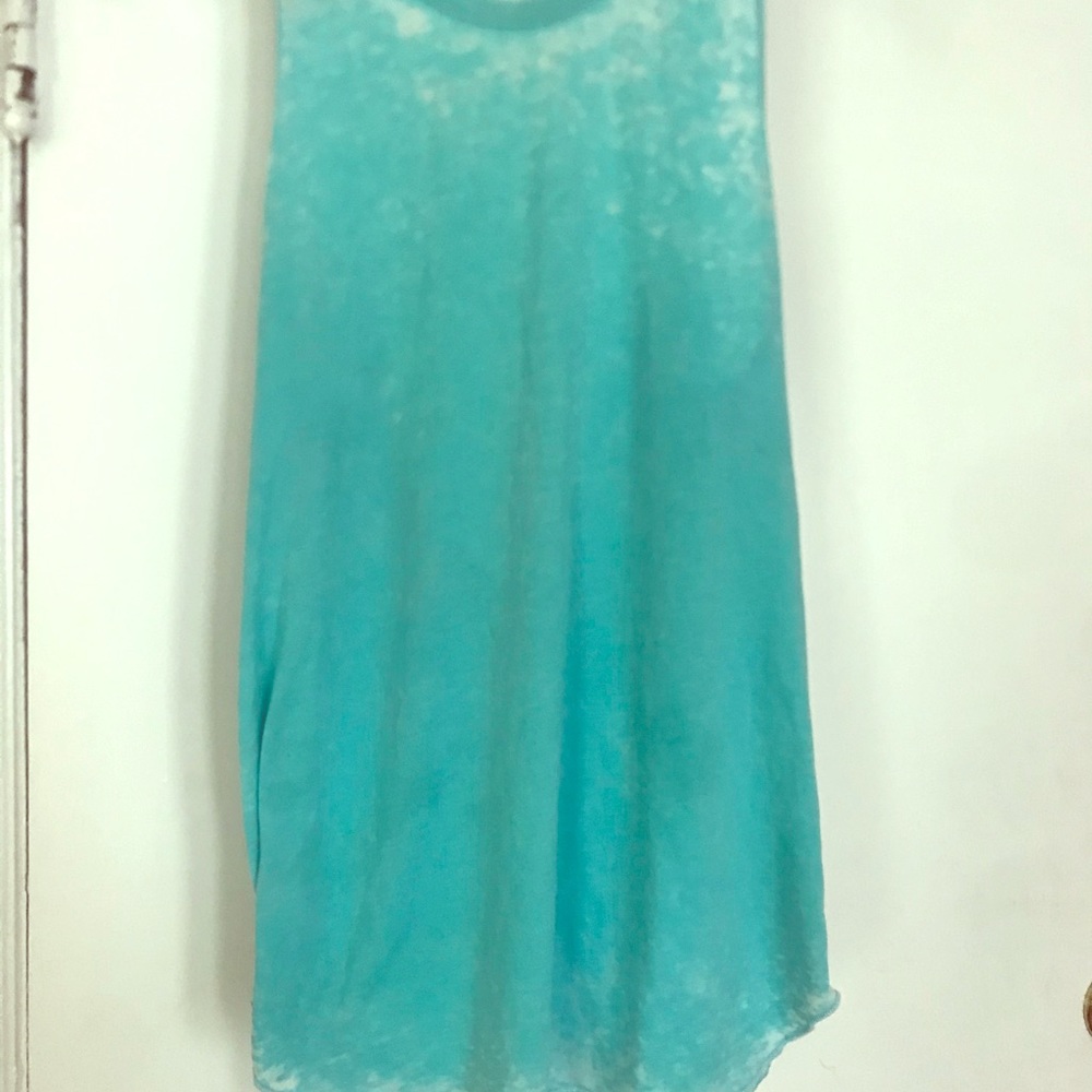 Chaser turquoise muscle tank size M